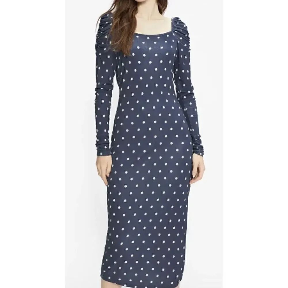 Ted Baker Meegwin Ditsy Spot Jersey Dress, NWT Size 2 (US 6)